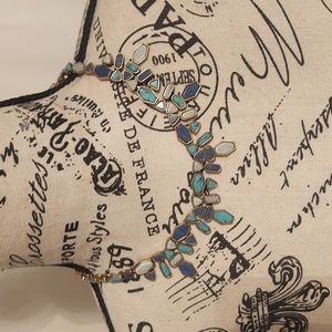 Beautiful Loft Faux Turquoise and Lapis Necklace